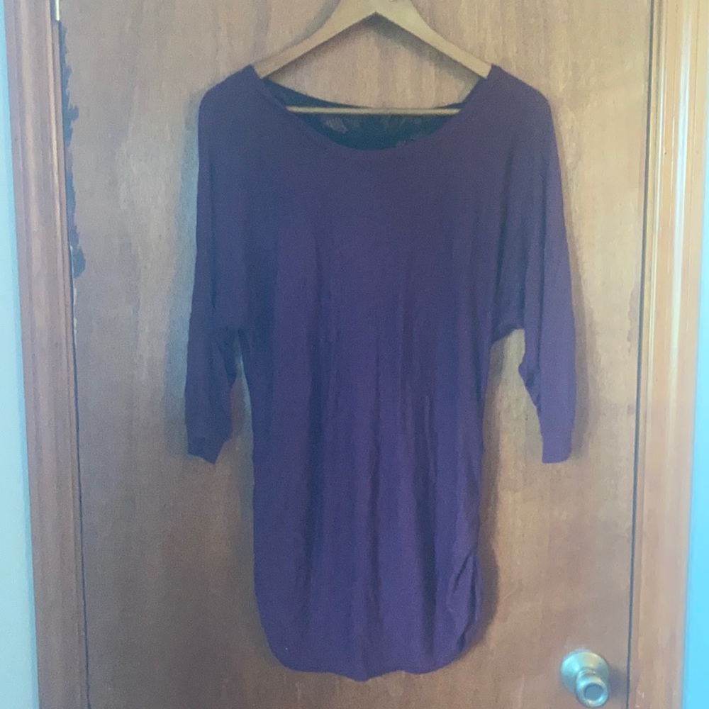 Torrid sz 1 burgundy sweater